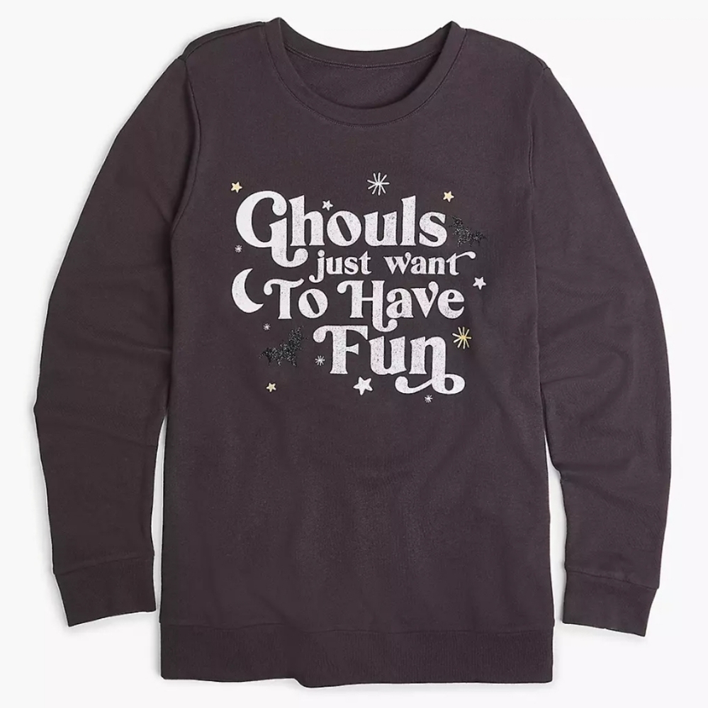 Lane Bryant, Ghouls Just Want To Have Fun Graphic Sweatshirt 14/16